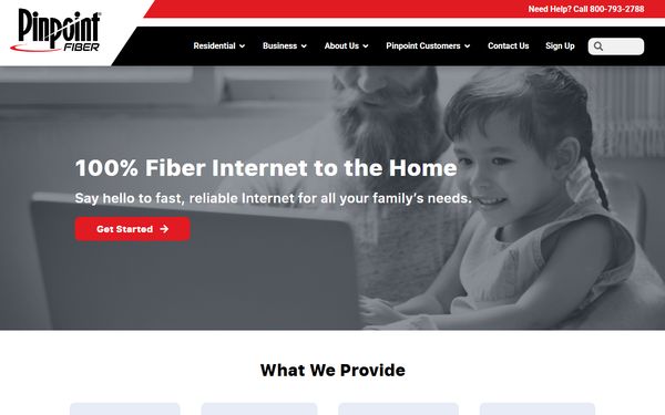 Homepage screenshot of Cambridge Telephone Company Inc