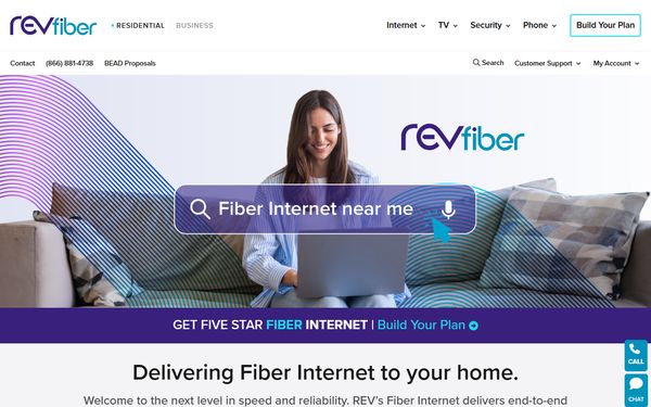 Homepage screenshot of Lafayette Utilities System