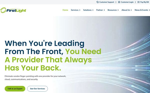 Homepage screenshot of Oxford County Telephone Service Company dba Oxford Networks - ME
