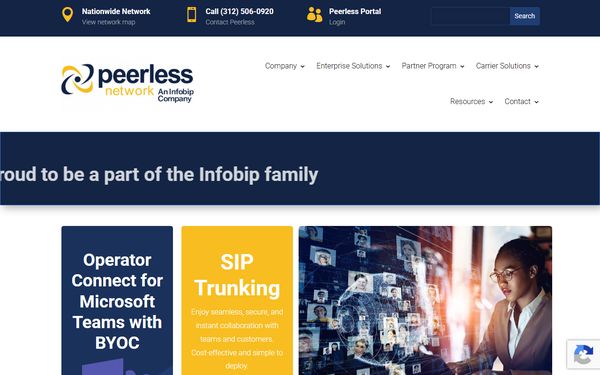 Homepage screenshot of Peerless Network of Arizona LLC - AZ