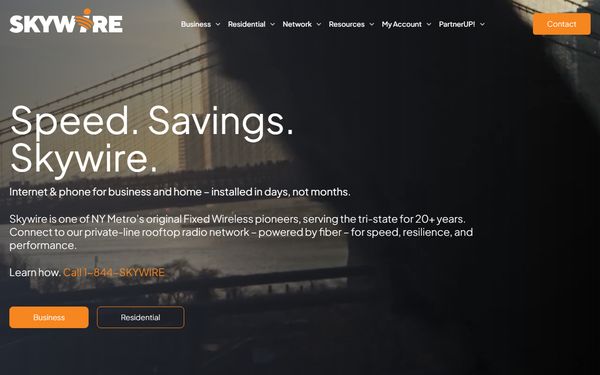Homepage screenshot of Xchange Telecom Corporation - NY