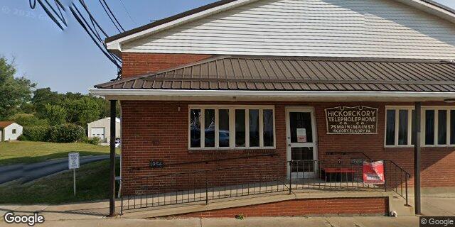 Street view of Hickory Telephone Company HQ