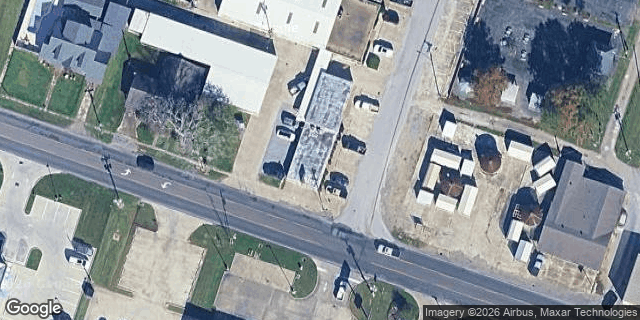 Satellite view of Kaplan Telephone Company HQ