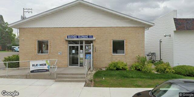 Street view of Bloomer Telephone Company HQ