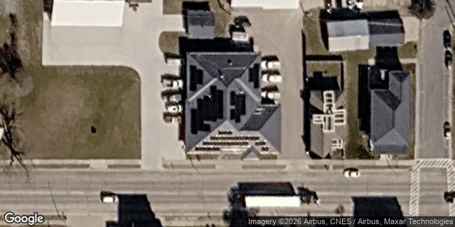 Satellite view of Coon Valley Farmers Telephone Company HQ