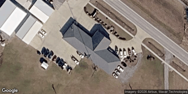 Satellite view of Hamilton County Telephone Cooperative HQ