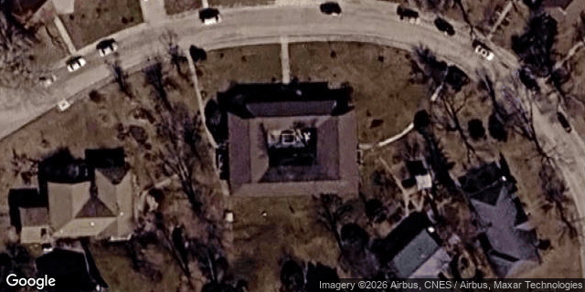 Satellite view of Stelle Telephone Company HQ