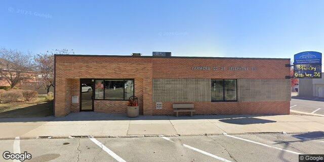 Street view of Farmers Cooperative Telephone Company HQ