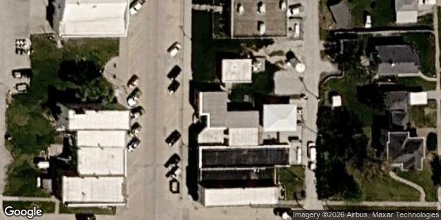 Satellite view of The Farmers Mutual Telephone Company of Stanton Iowa HQ