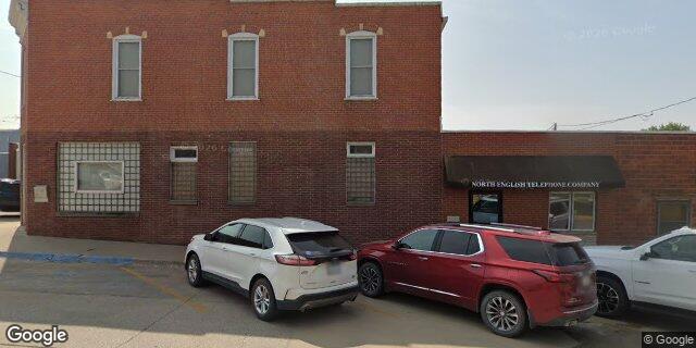 Street view of North English Cooperative Telephone Company HQ