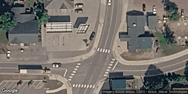 Satellite view of Emily Cooperative Telephone Company HQ