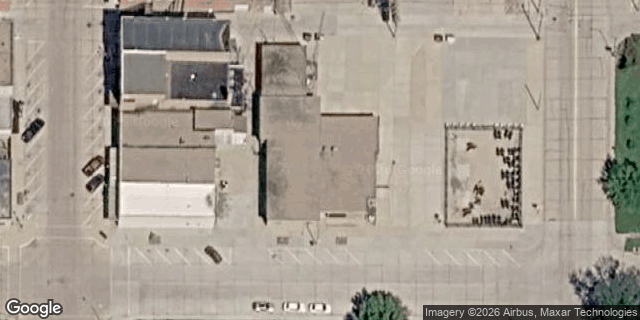 Satellite view of Cozad Telephone Company HQ