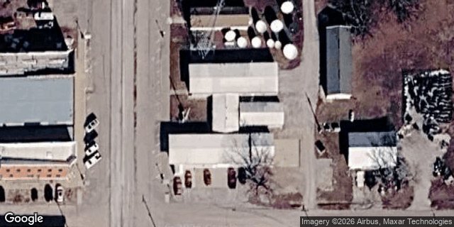 Satellite view of Diller Telephone Company HQ