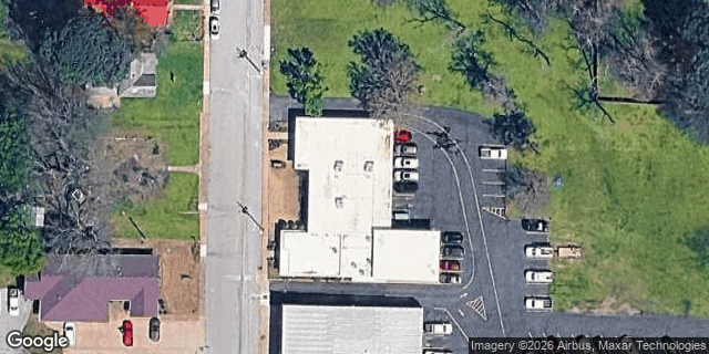Satellite view of Prairie Grove Telephone Company HQ