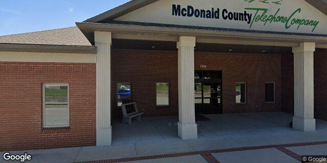 Street view of McDonald County Telephone Company HQ