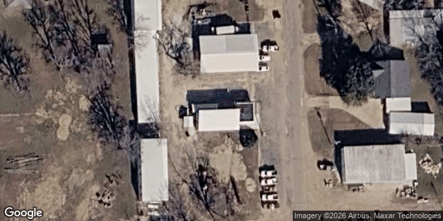 Satellite view of Blossom Telephone Company HQ
