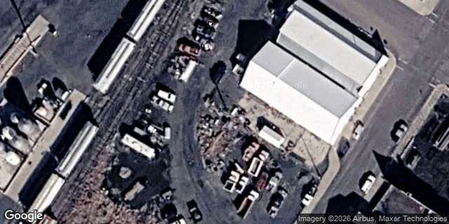 Satellite view of Pioneer Telephone Company HQ