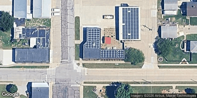 Satellite view of Huxley Communications Cooperative - IA HQ