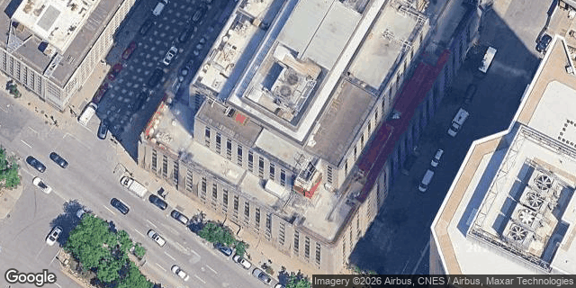 Satellite view of Bell Canada HQ